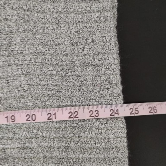 Kathy Lee Collection L Sweater Woman’s Solid Grey Turtleneck 1/2 Sleeve - Picture 8 of 8
